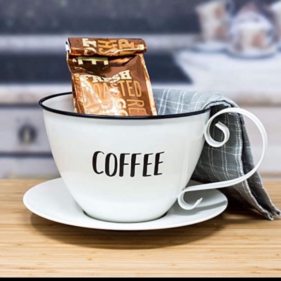 Boston Warehouse Other - Storage Cup & Saucer Decorative Coffee Pod Storage